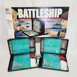 Battleship The Classic Naval Combat Board Game by Milton Bradley 1990 Vintage